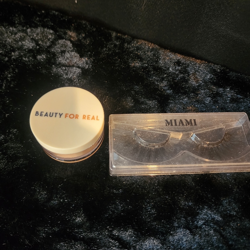 Beauty for Real Brightning Powder and Lash Bundle